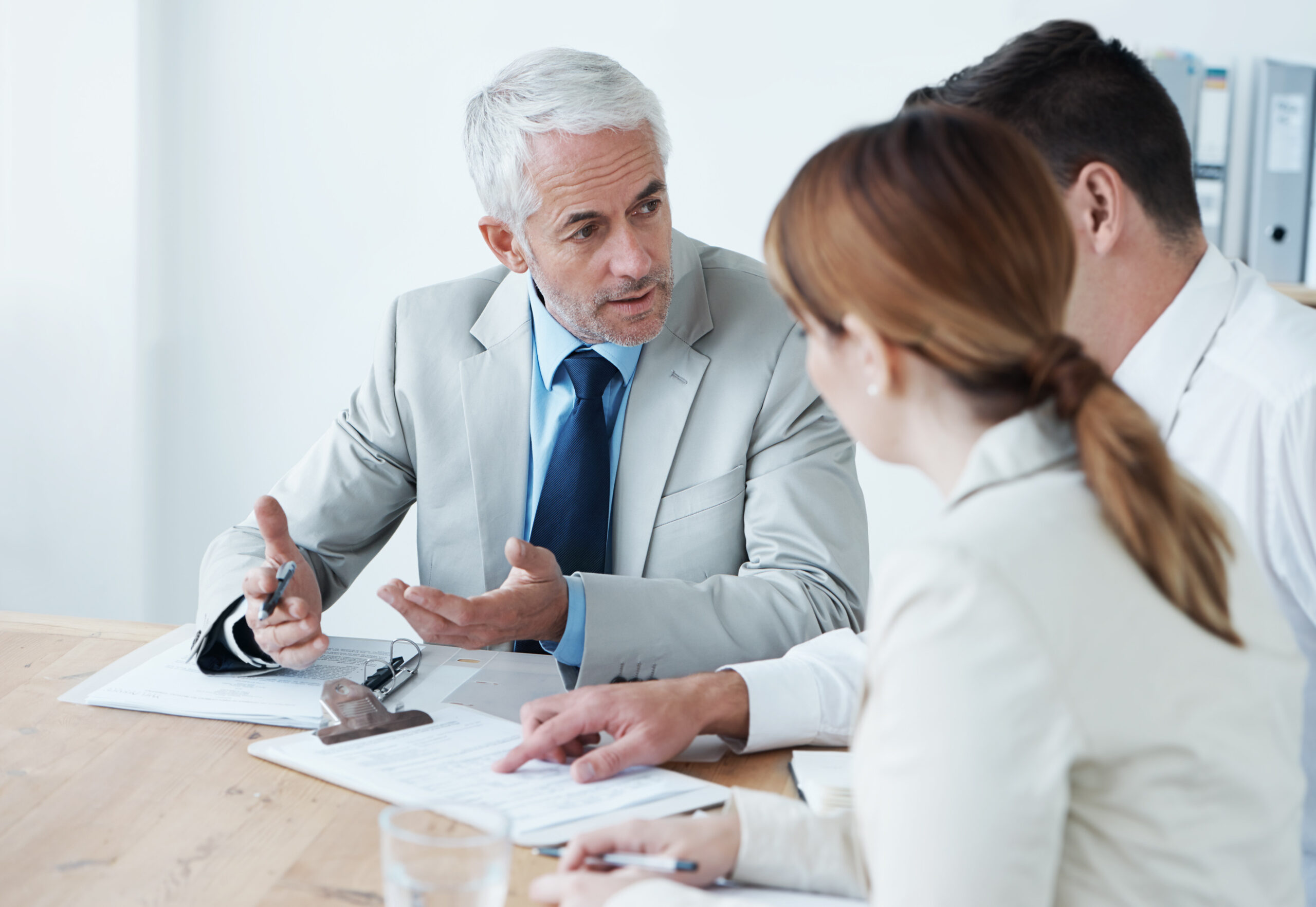 175331576-contract-negotiation-people-meeting-with-legal-policy-lawyer-with-advice-business-attorney-discussion-paperwork-lawsuit-deal-documents-with-checklist-compliance people negotiation