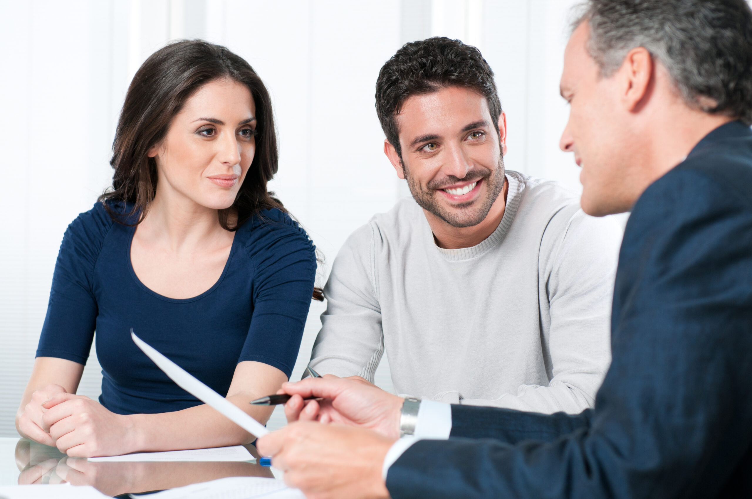 Financial planning consultation A couple consulting some financial planning