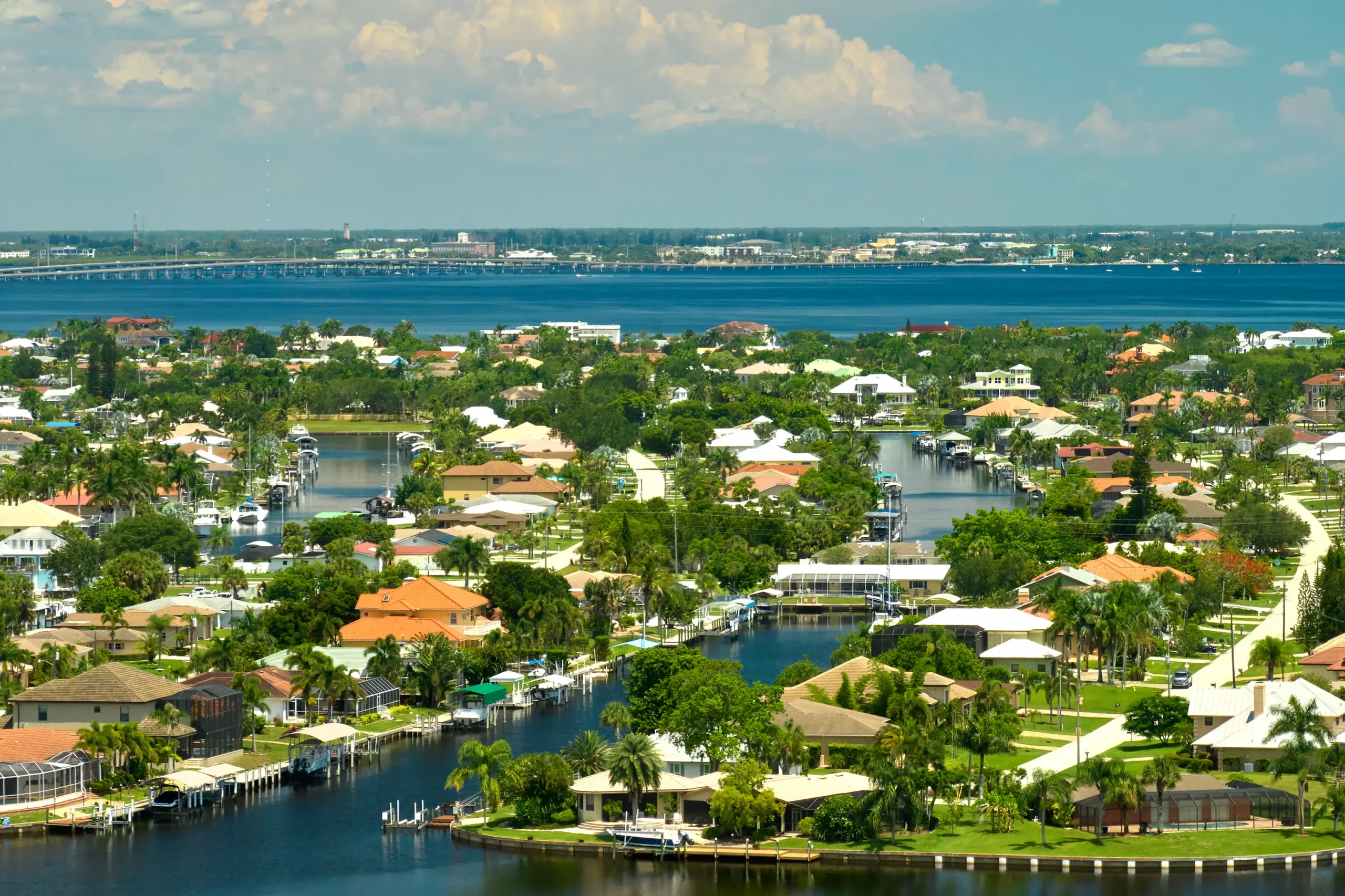a city with houses and buildings Rental Real Estate Appraisal in Tampa Bay